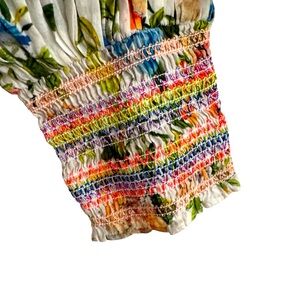 Alice + Olivia Tereza Floral Romantic Cottagecore Feminine Top Medium